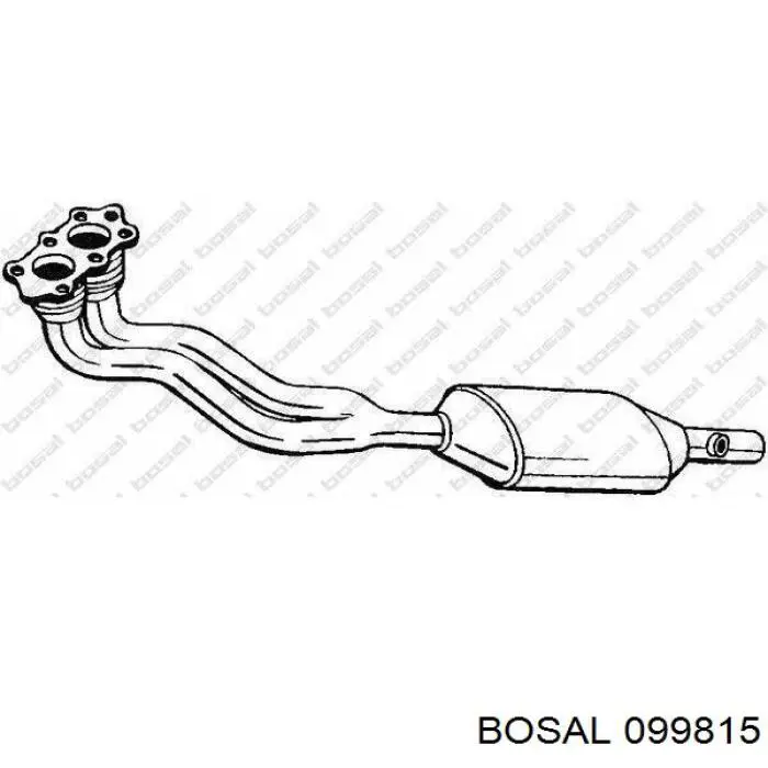 Катализатор 099815 Bosal