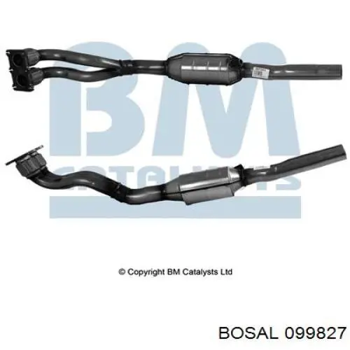 Купить BM90694H BM Catalysts Приёмная труба