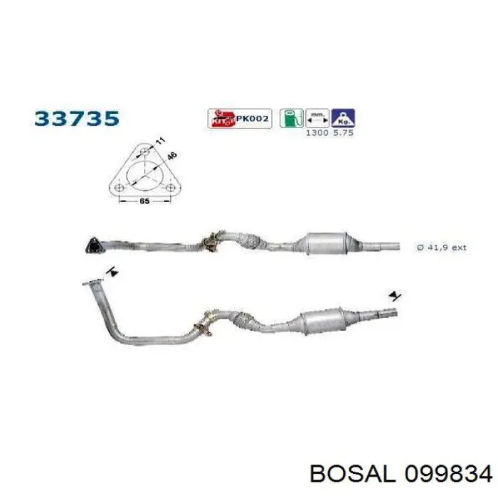  099834 Bosal