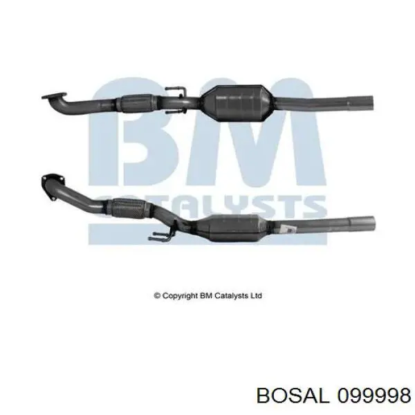 099-998 Bosal конвертор - катализатор