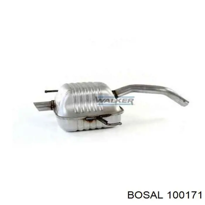 Глушитель задний 100171 Bosal