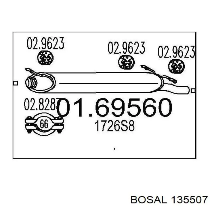  BS135507 Bosal