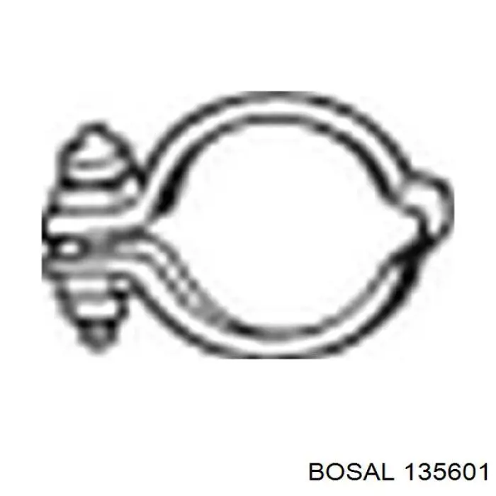 Глушитель, задняя часть 135601 Bosal