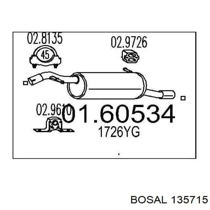  135715 Bosal