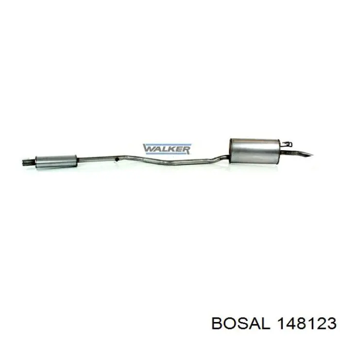 148123 Bosal Выхлопная труба