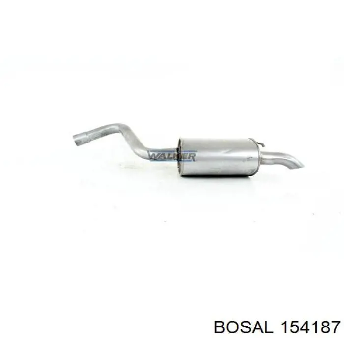 Глушитель, центральная часть 154187 Bosal