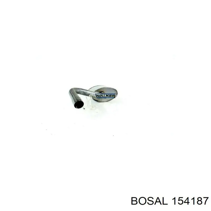 Глушитель задний 154187 Bosal
