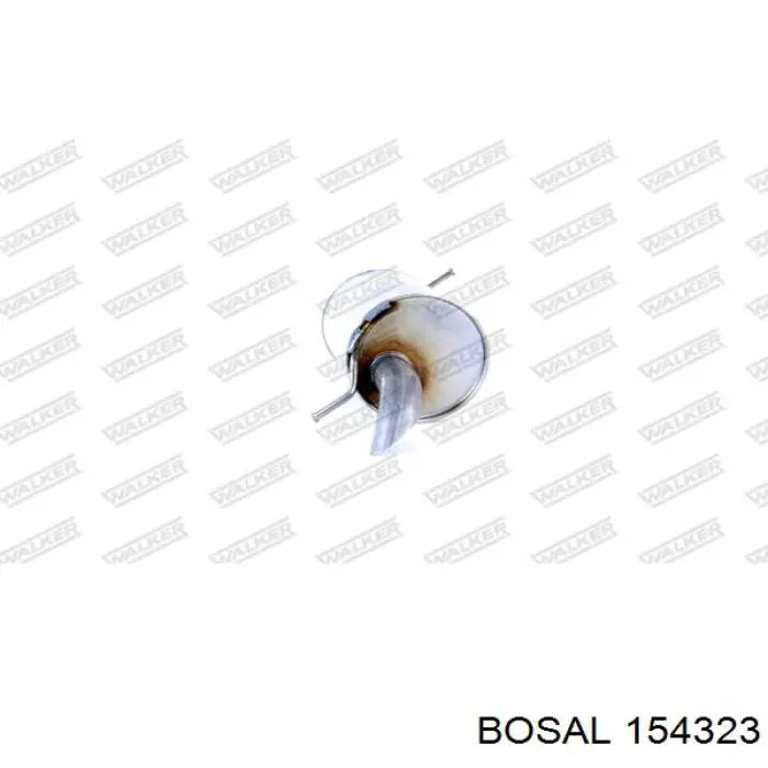 Глушитель, задняя часть BS154323 Bosal