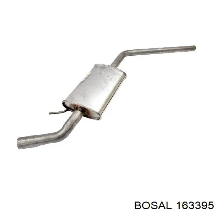 163395 Bosal глушитель, задняя часть