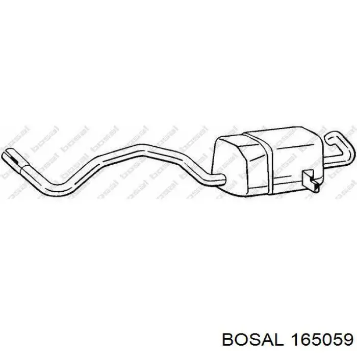 1743028510 Toyota Silenciador, parte traseira