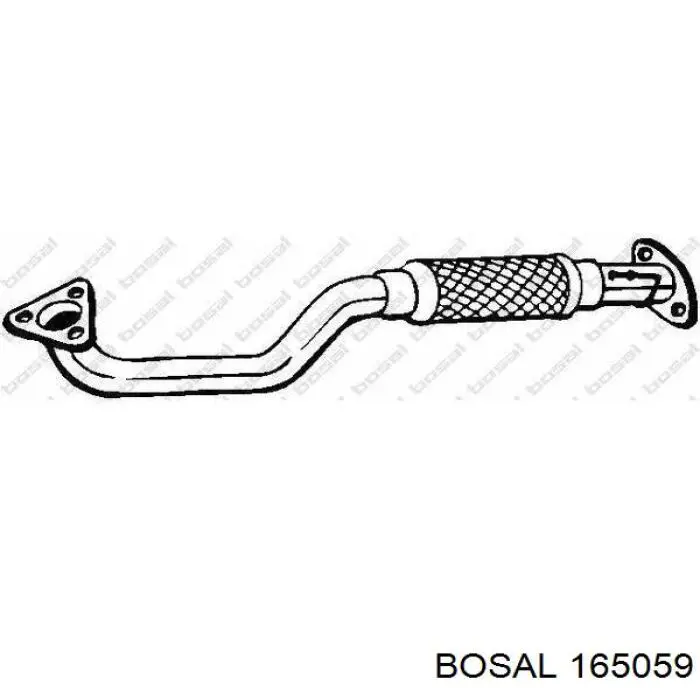 Silenciador, parte traseira 1743028510 Toyota