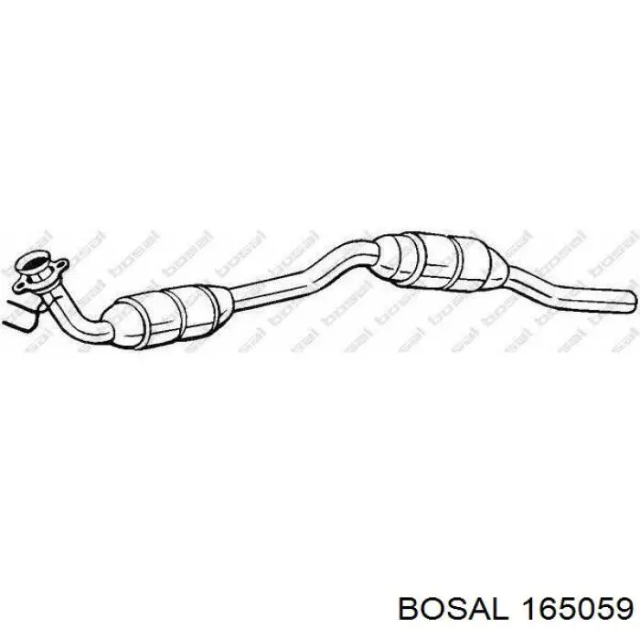 Silenciador, parte traseira Toyota 1743028510