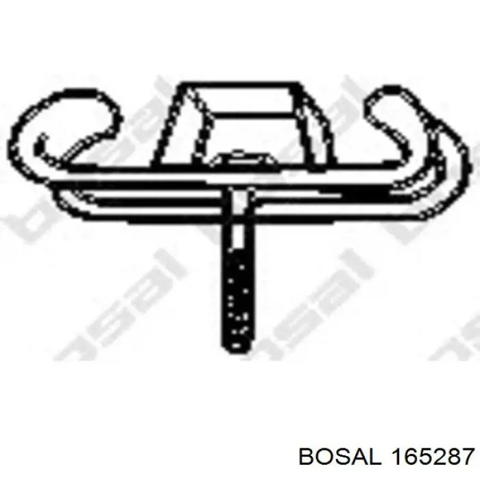 Глушитель задний 165287 Bosal