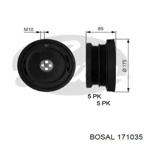 Купить LFF840100A Mazda Глушитель задний