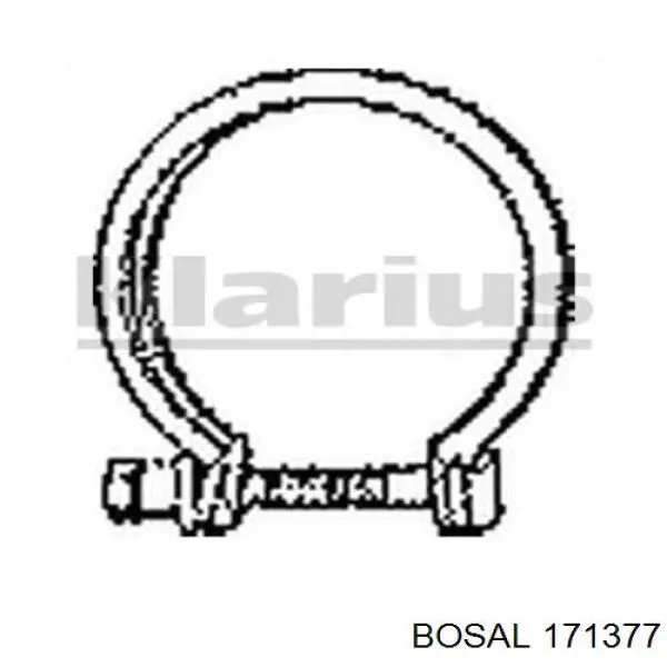 Глушитель задний 171377 Bosal