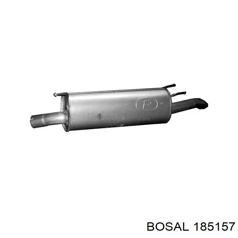 Выхлоп задний Bosal 185157 цена, от 49.70 USD