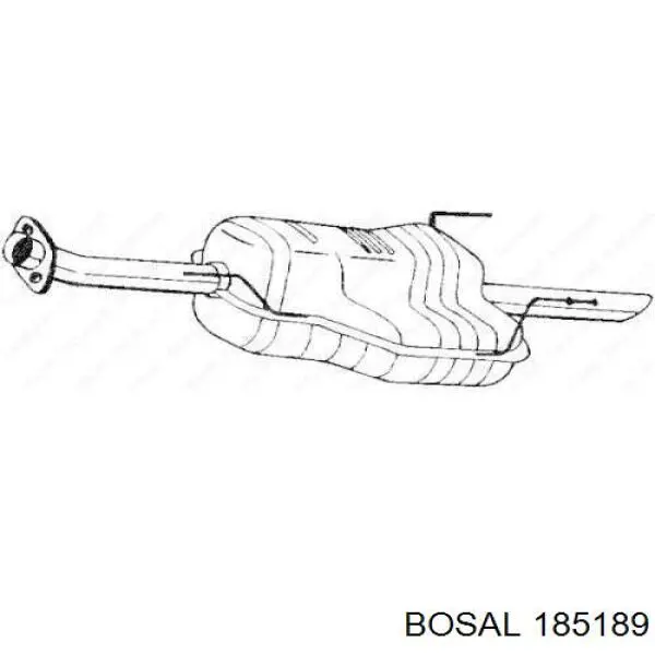 Выхлоп задний Walker 23606 цена, от 60.76 USD