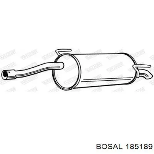 Купить 23606 Walker Глушитель задний