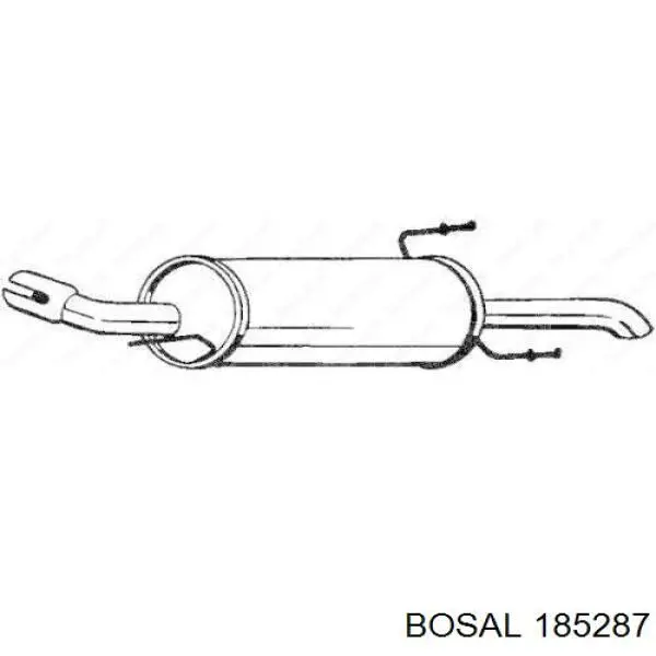 13128705 Opel Выхлопная труба