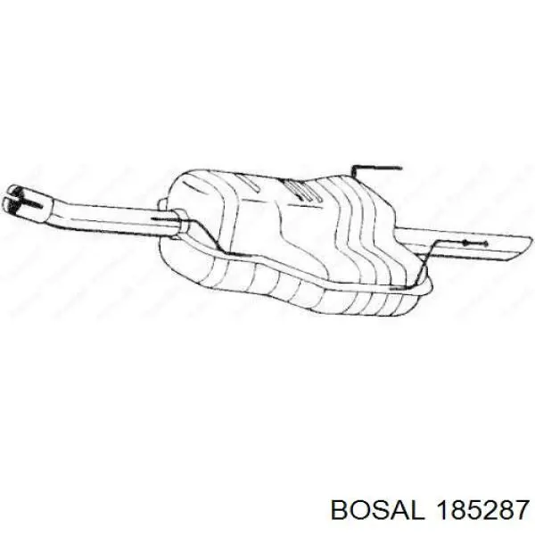 Купить 13128705 Opel Глушитель задний
