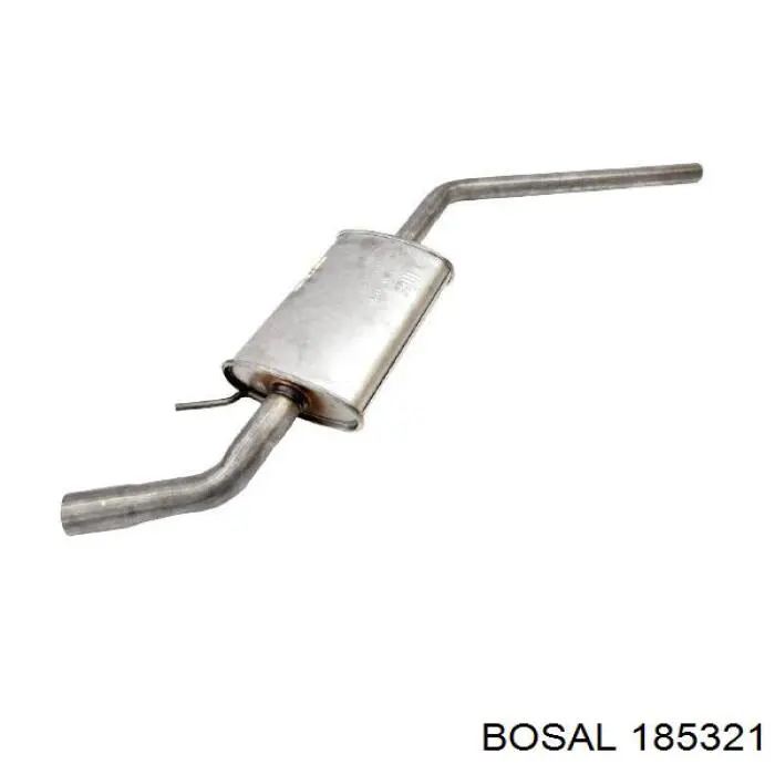 185321 Bosal глушитель, задняя часть