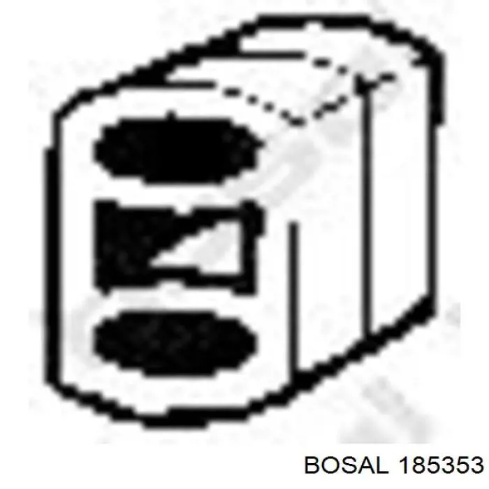 185353 Bosal Выхлопная труба