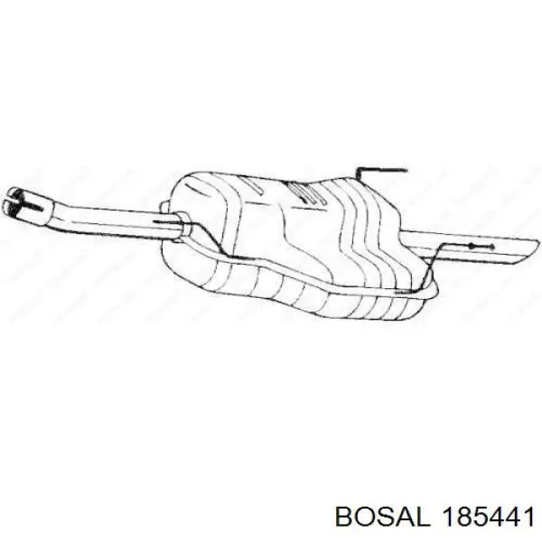 Купить 24422994 Opel Глушитель задний