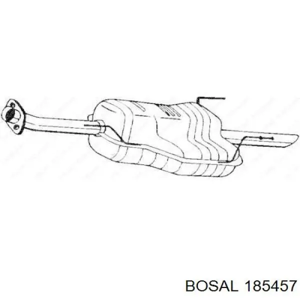 Выхлоп задний Opel 90530882 цена, от 98.62 USD