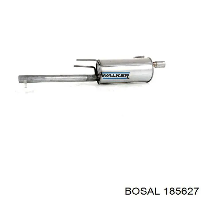 185-627 Bosal глушитель, задняя часть