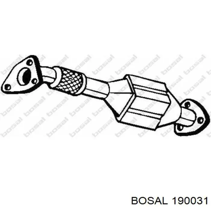 Купить 190031 Bosal Глушитель задний