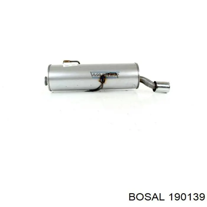 190139 Bosal глушитель, задняя часть