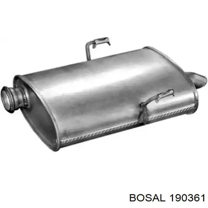 Выхлоп задний Peugeot/Citroen 1726QH цена, от 72.48 USD