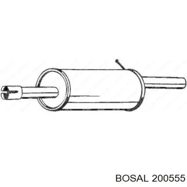 Купить 200555 Bosal Глушитель задний