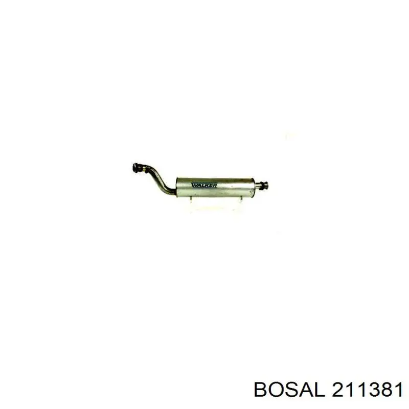 211381 Bosal глушитель, центральная часть
