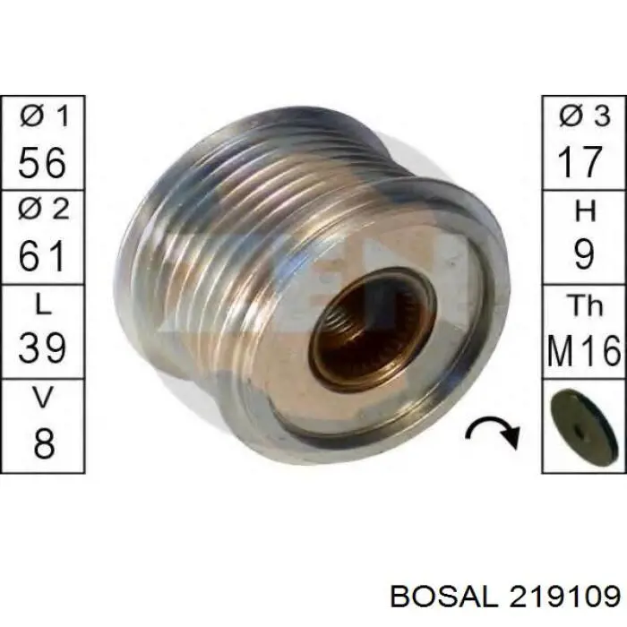 Bosal 219109 цена, от 120.91 USD