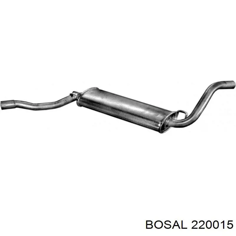 Купить 220015 Bosal Выхлоп центральный