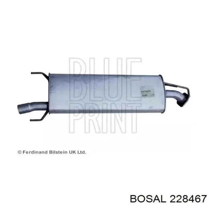 Выхлоп задний Bosal 228467 цена, от 76.27 USD