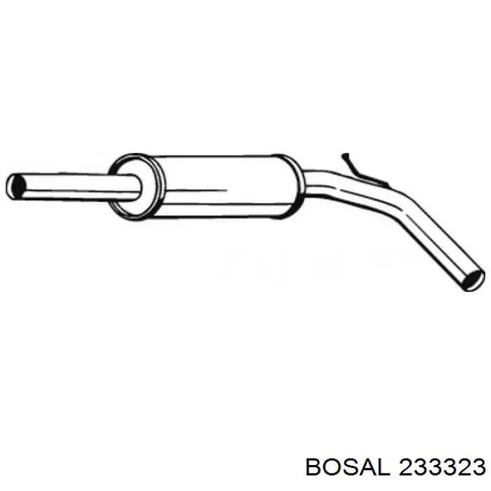 Средний глушитель Asmet 03050