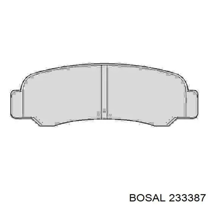 Купить 233387 Bosal Глушитель задний