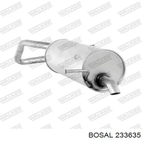 Глушитель задний 233635 Bosal