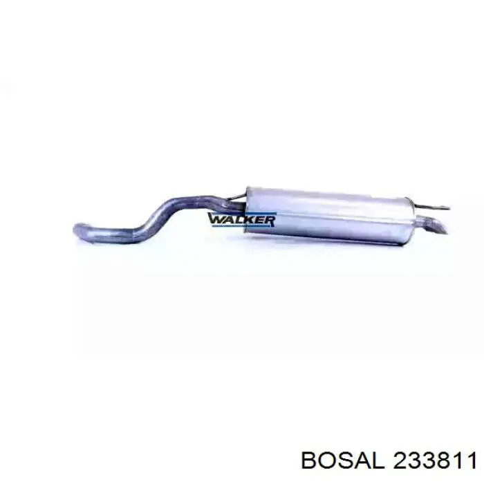 Передняя часть глушителя 233811 Bosal