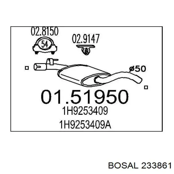  233861 Bosal