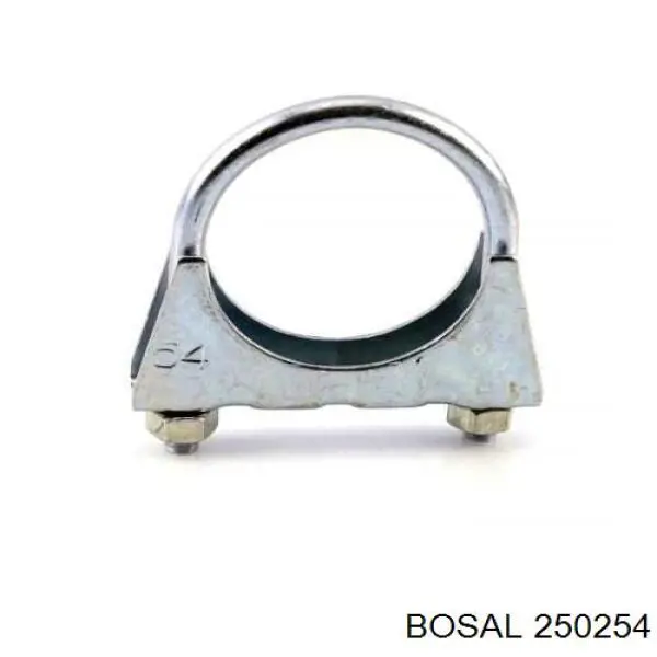 Abrazadera de silenciador delantera 250254 Bosal