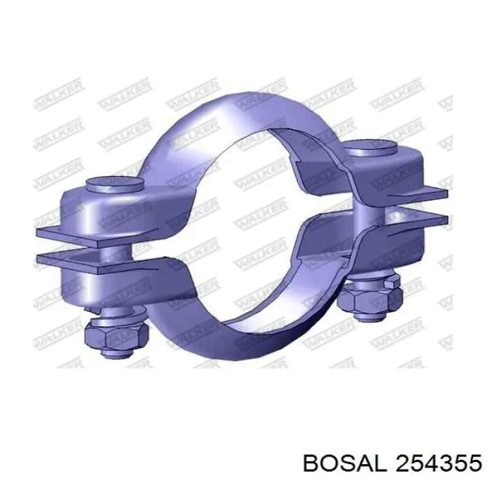 Хомут глушителя 254355 Bosal