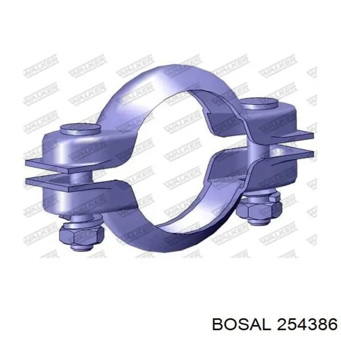 Купить 254386 Bosal Хомут глушителя