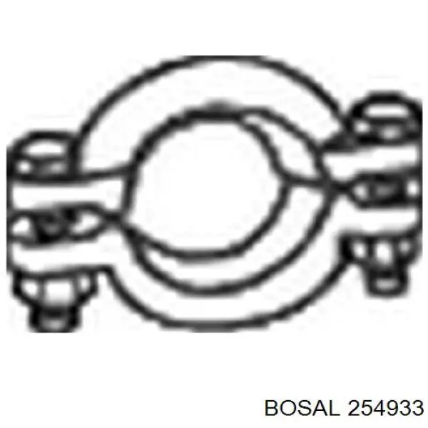 254933 Bosal хомут глушителя передний