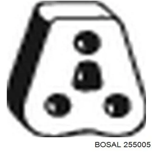 255-005 Bosal подушка крепления глушителя