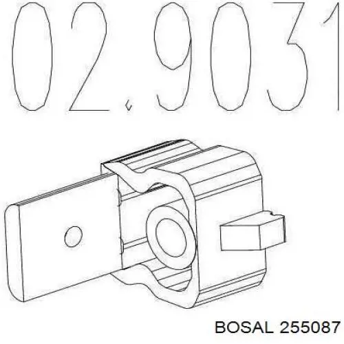 Подушка крепления глушителя Bosal 255087 цена, от 4.72 USD