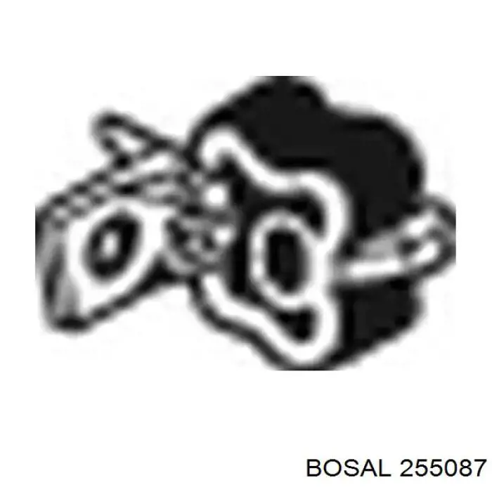 255087 Bosal подушка крепления глушителя