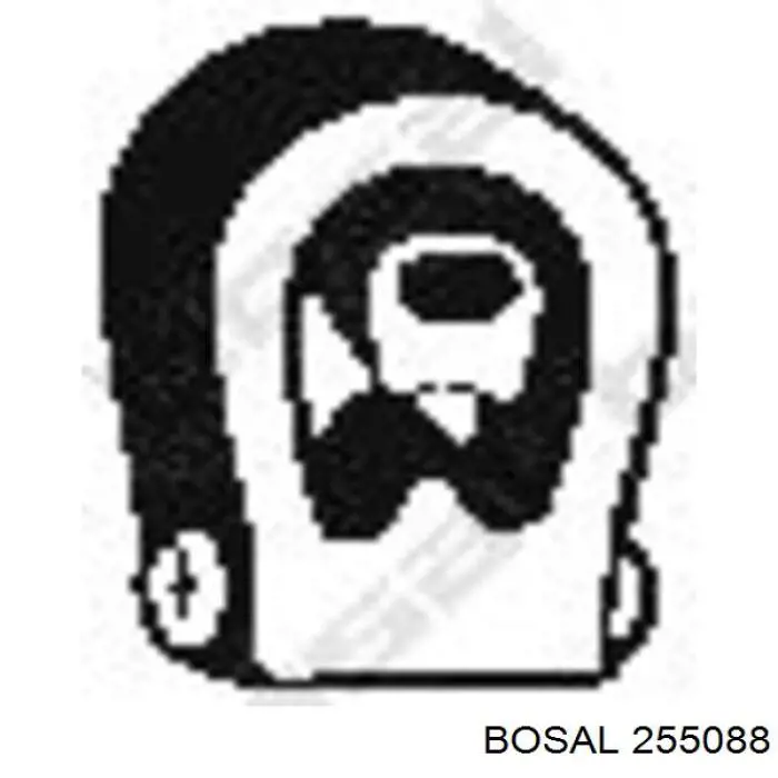 Подушка крепления глушителя Bosal 255088